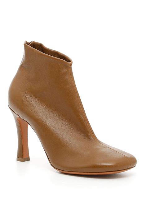 celine gold heels|Celine booties.